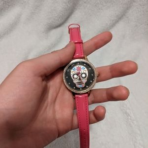 Betsey Johnson Skull Watch